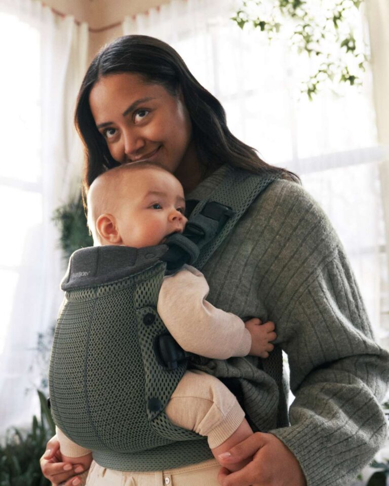babybjorn baeresele harmony morkegronn tur