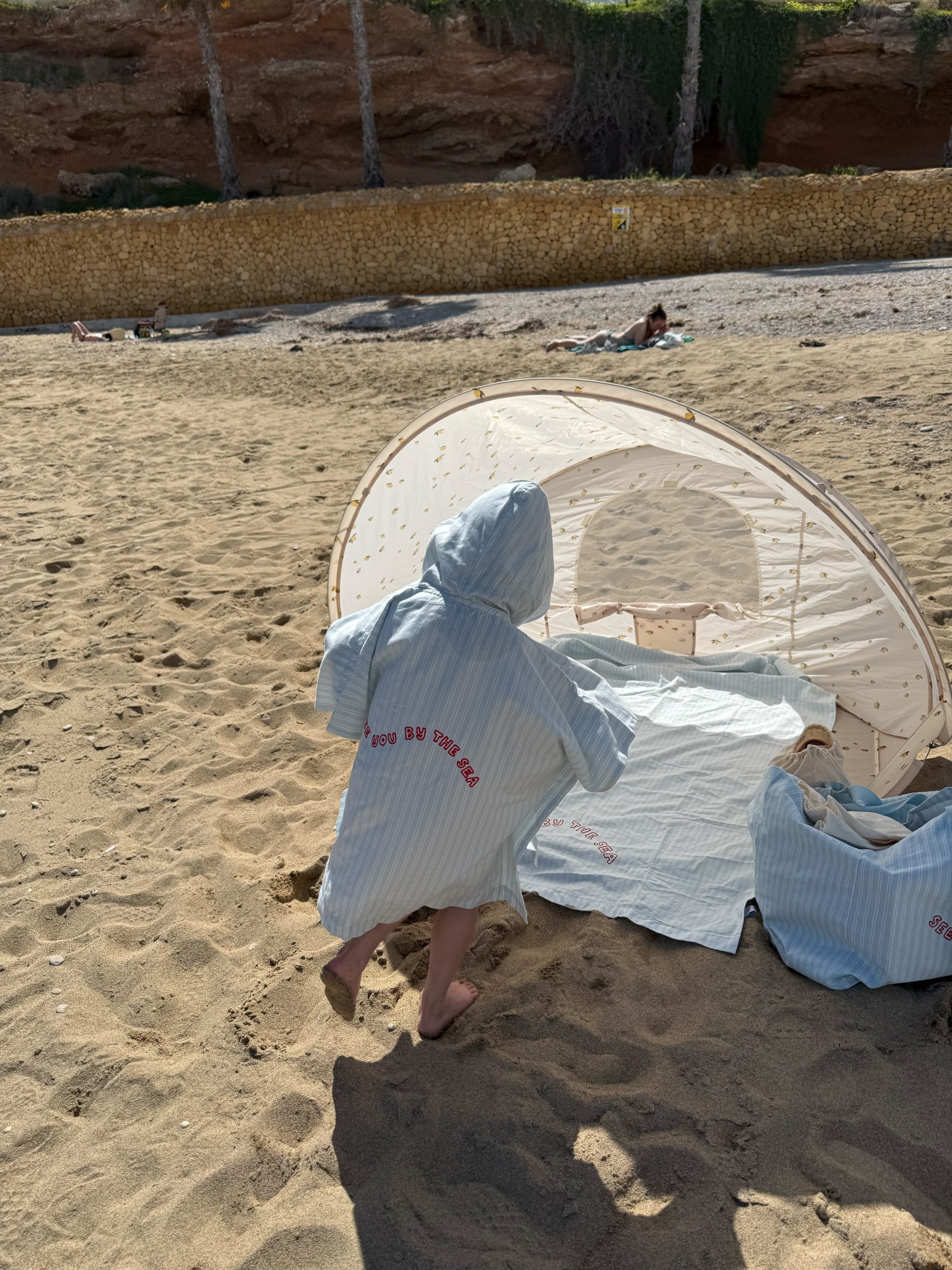 Badeponcho med Hette - Øko Bomull | Kaiden Poncho