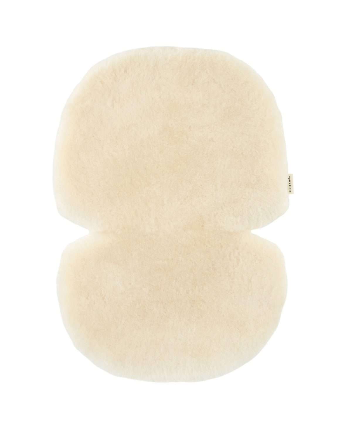 lammeskinn til vogn, vippestol og moseskurv | merino (farge: milk binibamba )