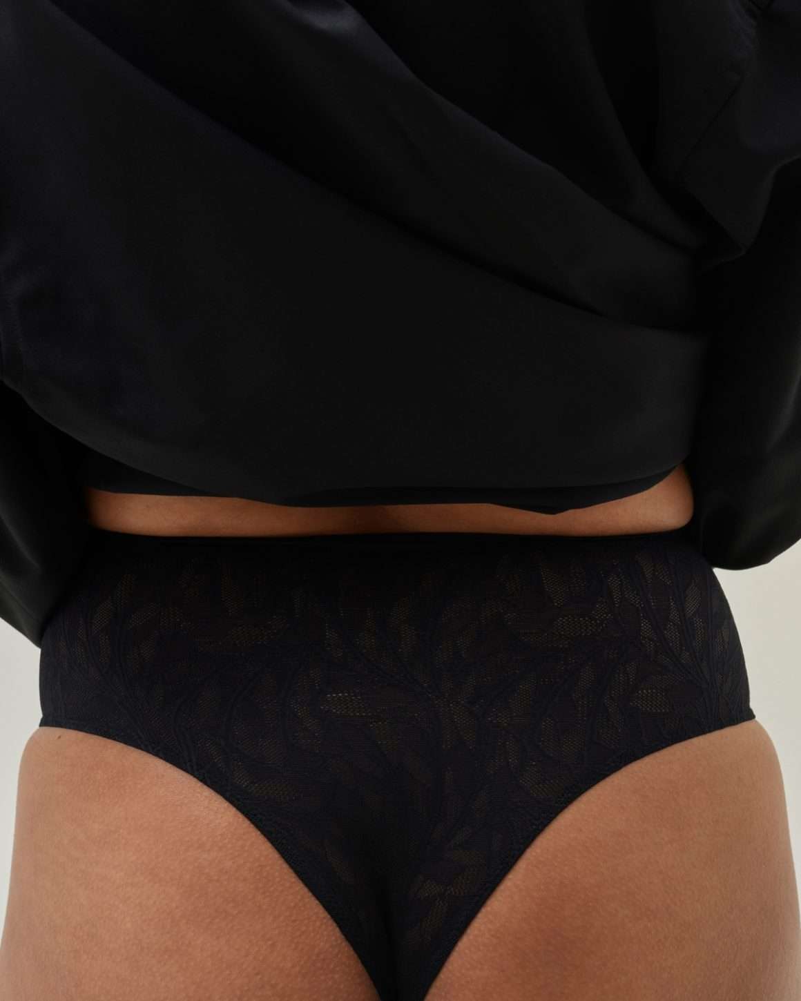 lace maternity thong (black) 09730