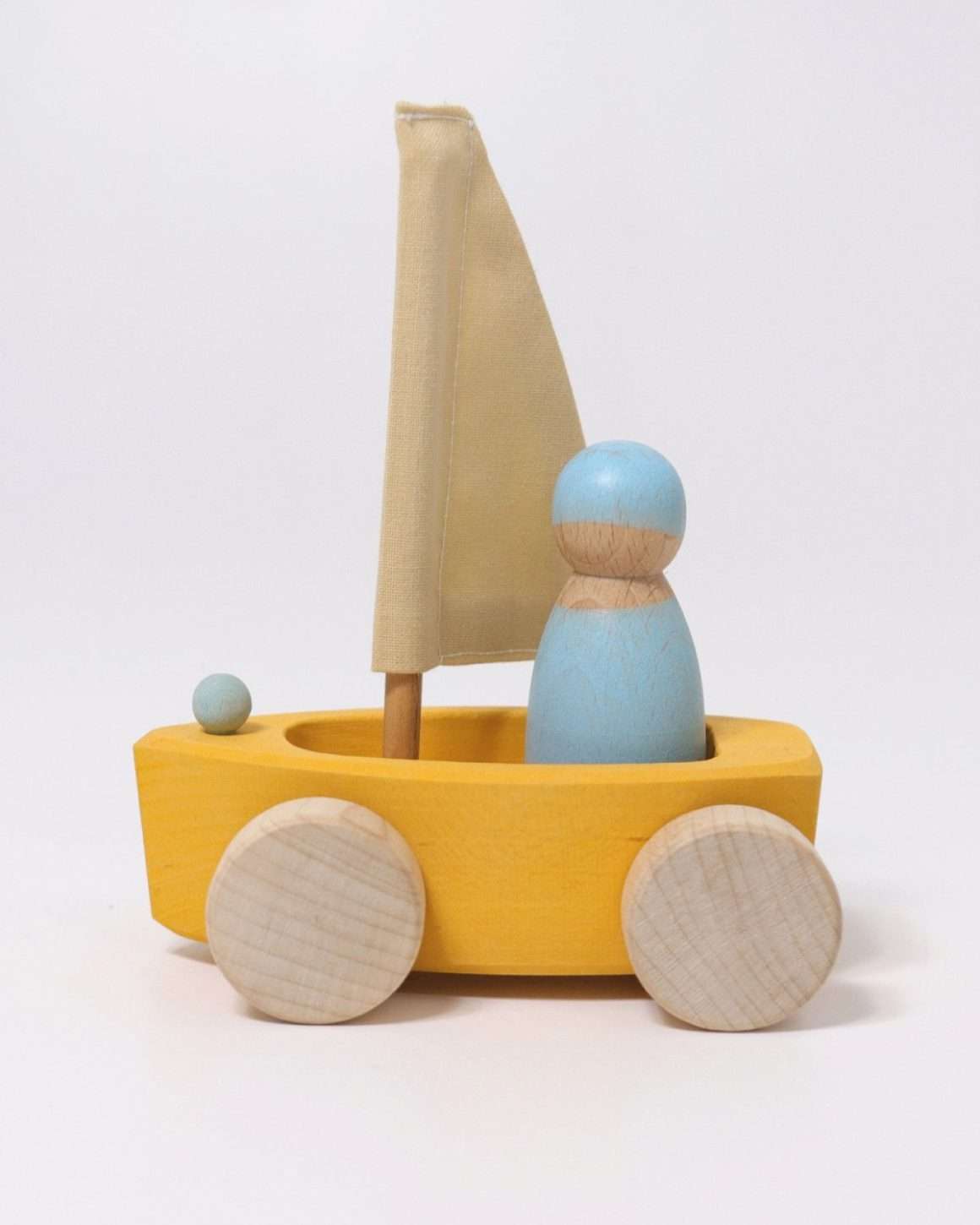 little land yacht in warehouse (yellow)