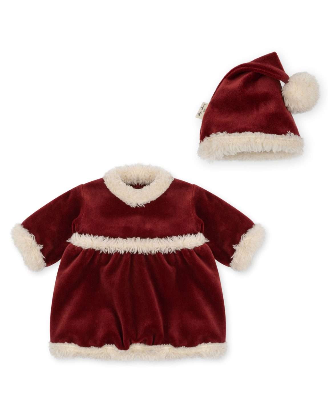 doll christmas dress 100% Øk. bomull