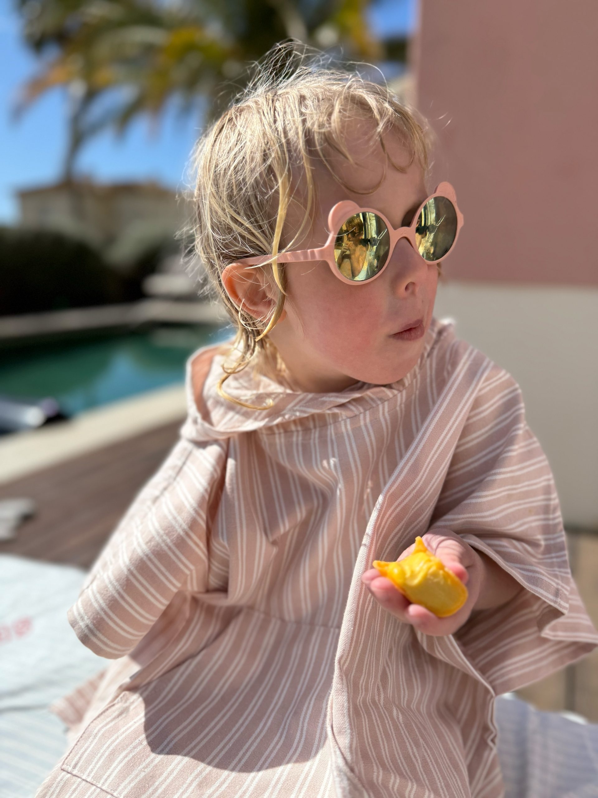 Badeponcho med Hette - Øko Bomull | Kaiden Poncho