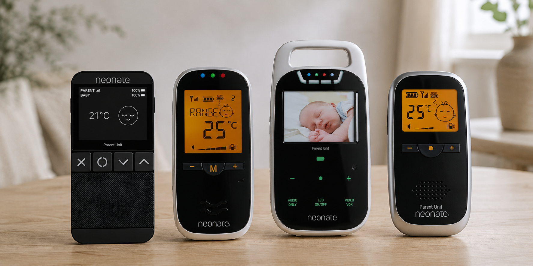 Neonate Babycall: Slik velger du mellom N65 V2, BC-8000DV, BC-6500D V2 og BC-5800D V2