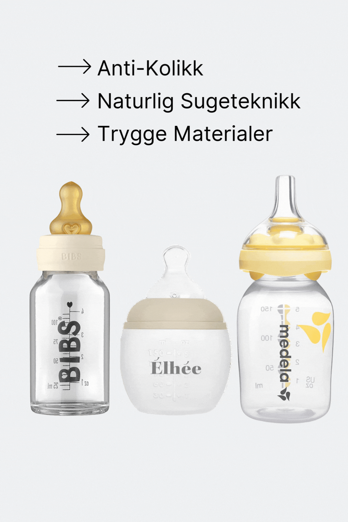 tateflaske bibs medela ellhee gif