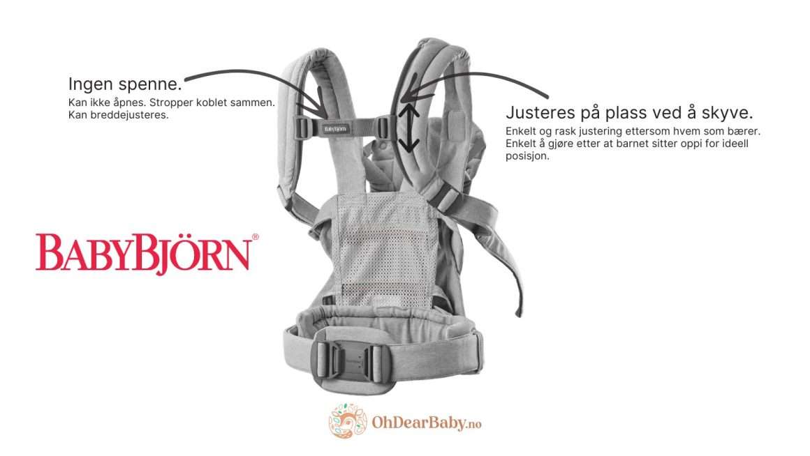 babybjorn baeresele ryggstropp