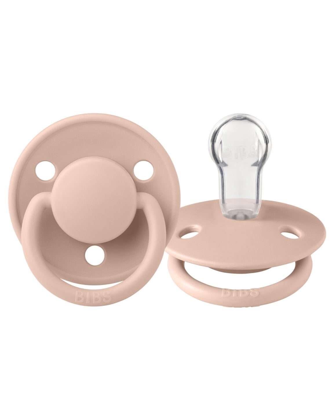 bibs de lux silicone one size blush