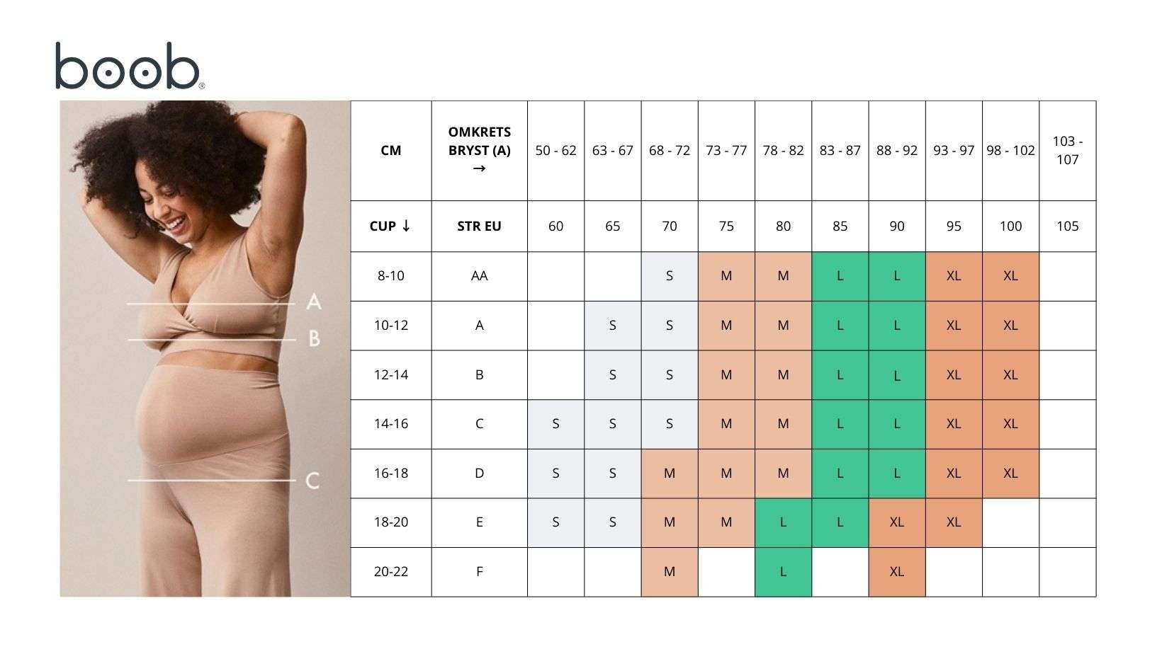 amme bh ull 95% merino, økologisk lett støtte | go to bra (farge: brun melange) ferdig