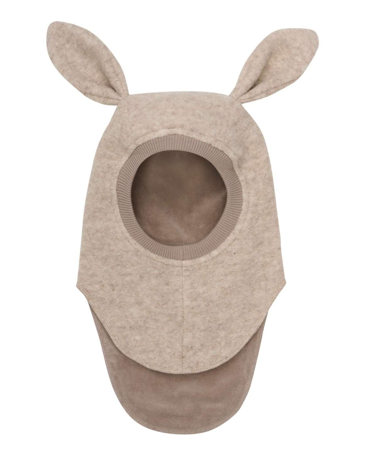 balaclava 2 lags – elefanthut balaclava ears wool, kanin (sand melange) old sku