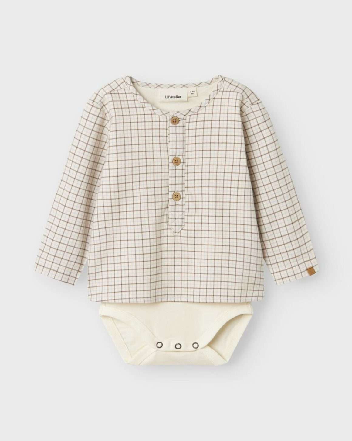 nbmdamieno ls loose body shirt lil (turtledove)