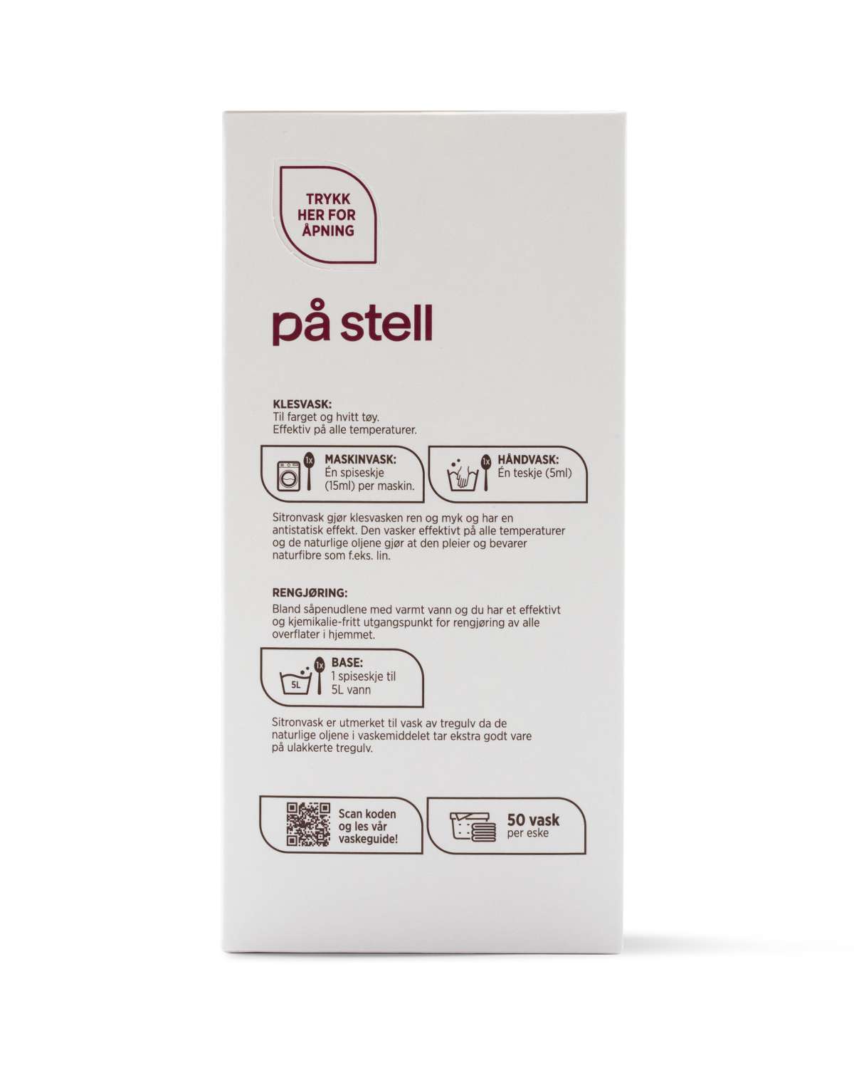 Sitronvask - Klesvask og Rengjøring | 500g