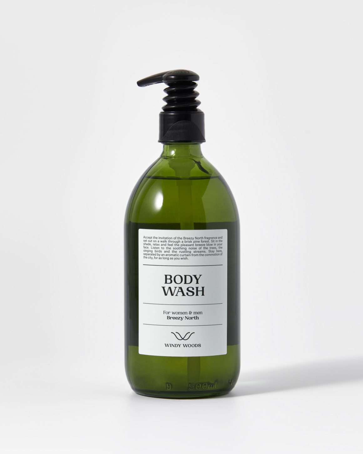 windy woods body wash, breezy north, 300ml
