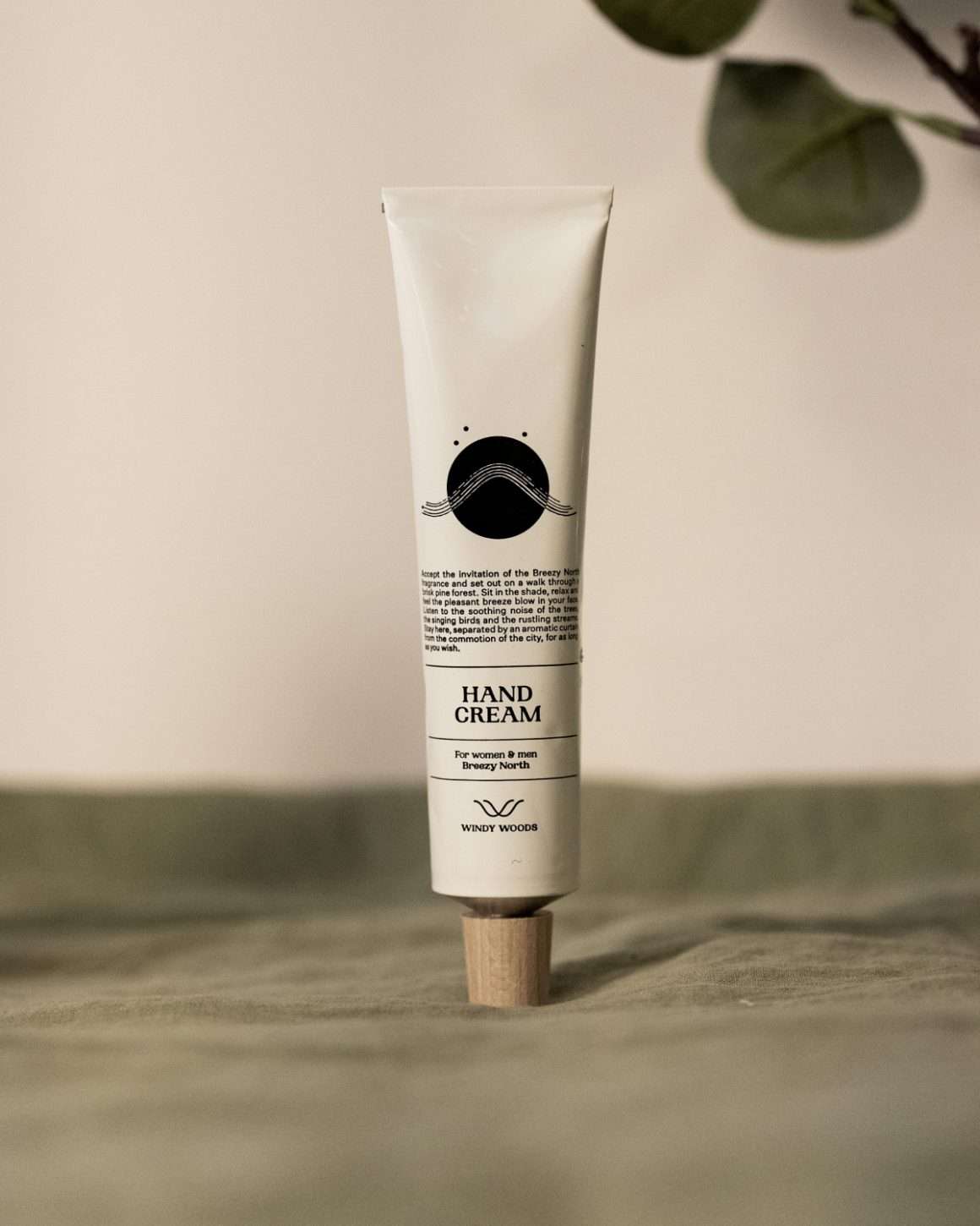 windy woods hand cream, breezy north 75ml